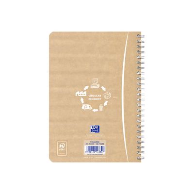 3020120163376-Oxford Touareg - Cahier A5 - 180 pages - grands carreaux (Seyes)-Arrière-9
