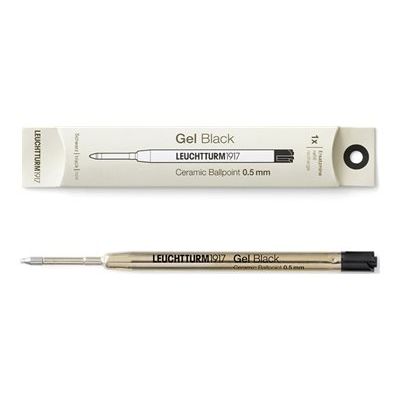 4004117595509-Leuchtturm1917 Drehgriffel Nr. 1 - Recharge pour stylo gel - noir-Avant-0