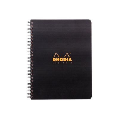 3037921199114-Rhodiactive Notebook - Cahier à spirale A5+ (16 x 21 cm) - 80 pages détachables et perforées - li-Avant-0