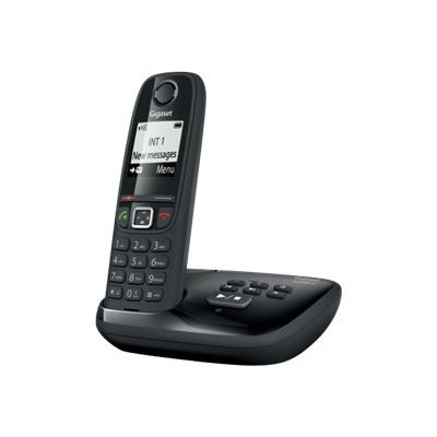 4250366852959-Gigaset AS470A Trio - téléphone sans fil - avec répondeur + 2 combinés supplémentaires -Angle droit-0