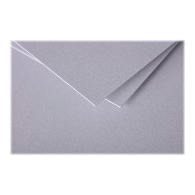 3329680553215-Pollen - 20 Enveloppes - 90 x 140 mm - 120 g/m² - gris-Gros plan-1