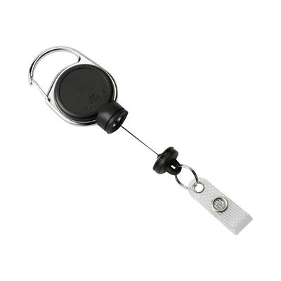 4005546981796-Durable - Enrouleur de badge - bouton pression clip noir-Avant-0