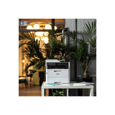 4977766824088-Brother MFC-L3760CDW - imprimante multifonction laser couleur A4 - USB 2.0, Gigabit LAN, Wi-Fi(n),-Avant-4