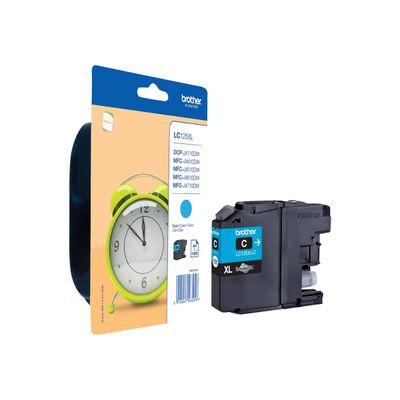5014047563256-Brother LC125XL - cyan - cartouche d'encre originale-Angle gauche-0