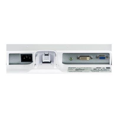 4948570113095-iiyama ProLite B1780SD-1 - écran LED 17" - blanc-Ports / commandes-7