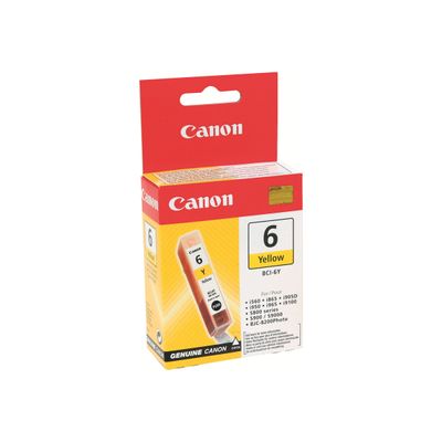 4960999864761-Canon BCI-6 - jaune - cartouche d'encre originale-Angle gauche-0