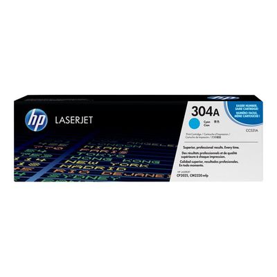 0088358530158-HP 304A - cyan - cartouche laser d'origine-Avant-0