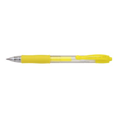 4902505586453-Pilot G-2 Neon - Roller - pointe moyenne - jaune-Angle gauche-0