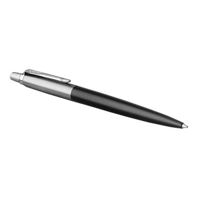 3501179531847-Parker Jotter - Stylo à bille - encre bleue - moyen - noir/argent-Angle gauche-1