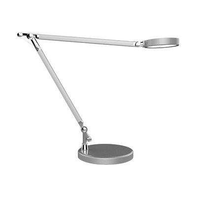 3595560014286-Unilux - Lampe de bureau Senza 2 - LED - multiples réglages - gris métal-Angle gauche-2