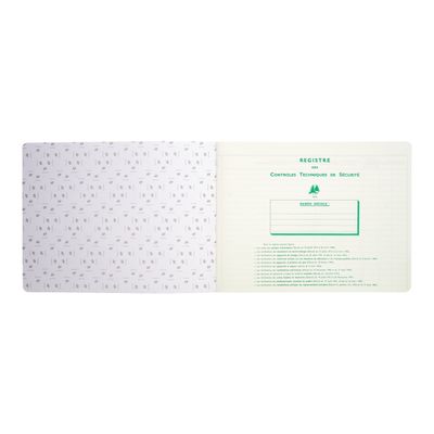 3130630066163-Exacompta - Registre des contrôles de santé et de sécurité au travail - 24 x 32 cm-Intérieur-3