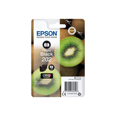 8715946646206-Epson 202 Kiwi - noir photo - cartouche d'encre originale-Avant-0