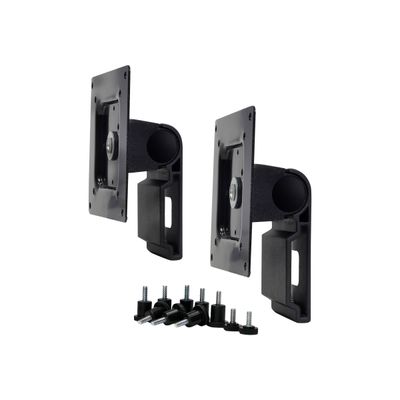 0698833059748-Ergotron Dual Monitor Tilt Pivot Kit - kit de montage - pour 2 moniteurs - noir-Angle droit-0