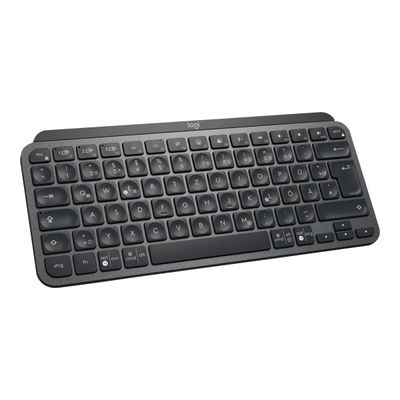 5099206098862-Logitech MX Keys Mini - clavier sans fil - rétroéclairé - AZERTY - graphite-Angle gauche-1