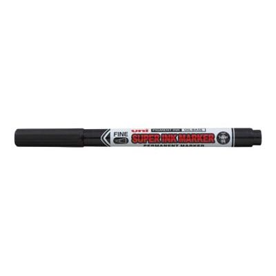 4902778036907-UNI SUPER INK - Marqueur permanent - pointe fine - noir-Angle gauche-1