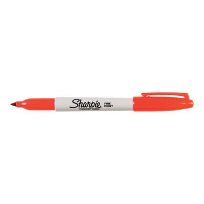 3501177413978-Sharpie - Marqueur permanent - pointe fine - orange-Angle gauche-0