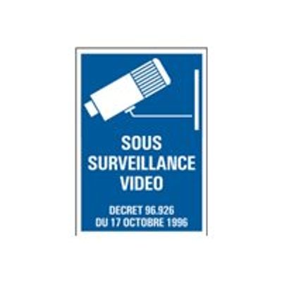 8711234129314-Pickup - Panneau Sous surveillance - 230 x 330 mm-Avant-0