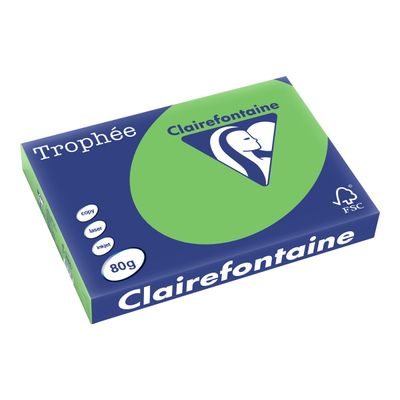 0400000018850-Clairefontaine Trophée - Papier couleur - A3 (297 x 420 mm) - 80 g/m² - Ramette de 500 fe-Angle gauche-0