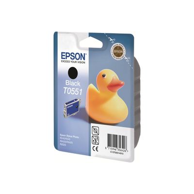 0400001305515-Epson T0551 Canard - noir - cartouche d'encre originale-Angle droit-0