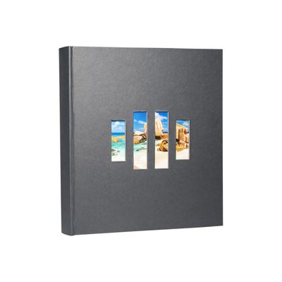 3130630160755-Exacompta Milano - Album photos 29 x 32 cm - 60 pages - noir-Angle gauche-1