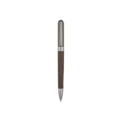 3664447130538-Oberthur Delphes - Stylo à bille - wengé africain-Angle gauche-0