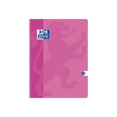 3020122873532-Oxford - Cahier 24 x 32 cm - 96 pages - grands carreaux (Seyes) - disponible dans différentes cou-Avant-3
