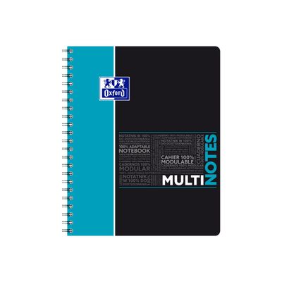 3020120134468-Oxford Student Multinotes - Cahier à spirales A4+ - 160 pages - feuilles perforées détachables - g-Avant-1