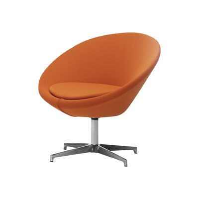2012349446874-Chaise CIRCLE - siège pivotant - orange-Angle droit-0