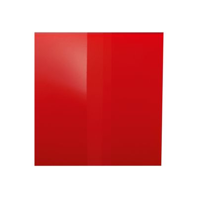 4004360887703-Sigel Artverum - Tableau magnétique en verre - 48 x 48 cm - rouge-Gros plan-3