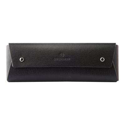 3108722671212-Oberthur Cologne - Etui simple pour stylo - noir-Avant-0