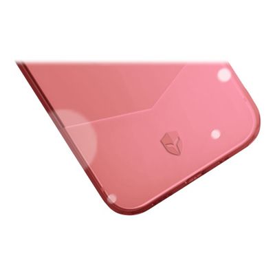 3571211443360-Force Case Pure - coque de protection pour Iphone 12 Pro Max - transparent rouge-Gros plan-3