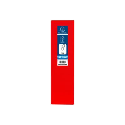 3130635518452-Exacompta Kreacover - Classeur à anneaux personnalisable - Dos 86 mm - A4 Maxi - rouge - 3 poc-Arrière-3