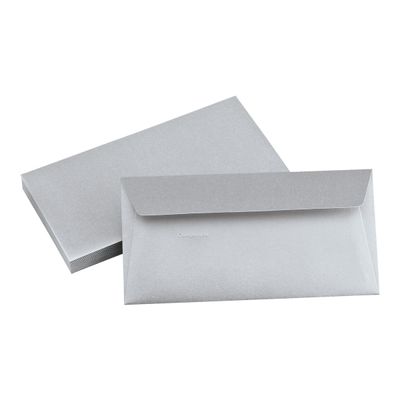 3329680500752-Pollen - 20 Enveloppes - 110 x 220 mm - 120 g/m² - argent-Multi-angle-1