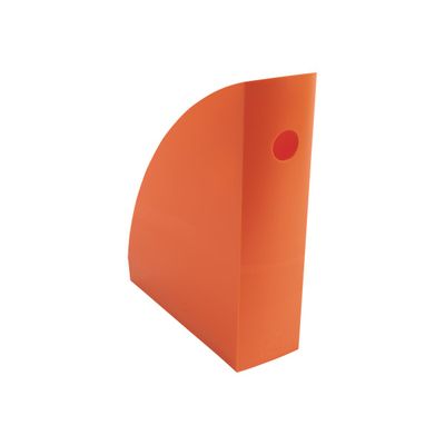 9002493116399-Exacompta Mag-Cube - Porte-revues orange-Angle gauche-1