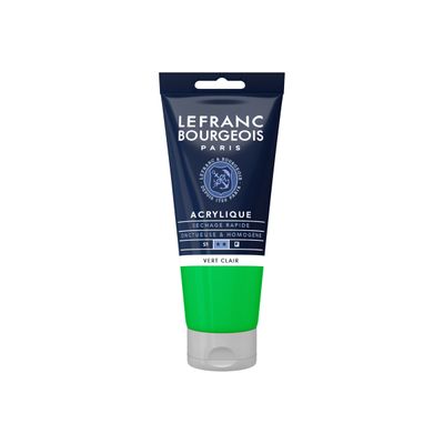 3013643003816-Lefranc & Bourgeois - Peinture acrylique - vert clair - 80 ml-Avant-0
