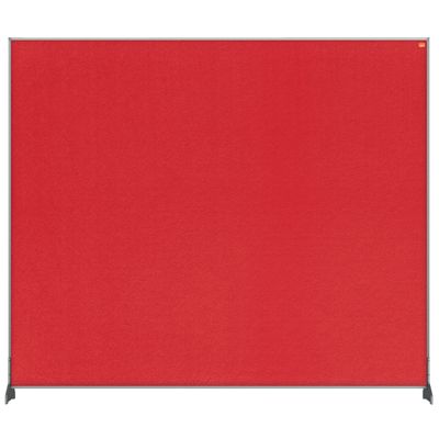5028252617529-Nobo Impression Pro - Cloison de séparation - 120 x 100 cm - rouge--0