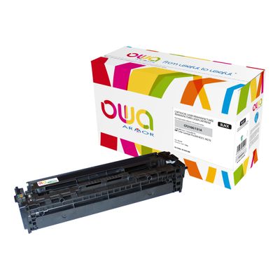 3112539604943-Cartouche laser compatible Canon 731 - noir - Owa K15591OW-Angle gauche-1