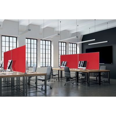 5028252617529-Nobo Impression Pro - Cloison de séparation - 120 x 100 cm - rouge--2