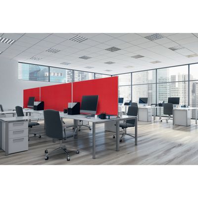 5028252617529-Nobo Impression Pro - Cloison de séparation - 120 x 100 cm - rouge--3