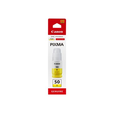 4549292134216-Canon GI-50 - jaune - réservoir d'encre original-Avant-0