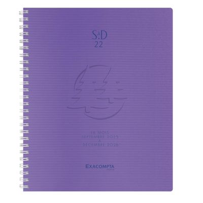 3660942011501-Agenda à spirale Linicolor - 1 semaine sur 2 pages - 16 mois - 18,5 x 22,5 cm - disponible dans différentes cou--0