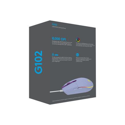 5099206089822-Logitech G102 LIGHTSYNC - Souris filaire - lilas-Arrière-0