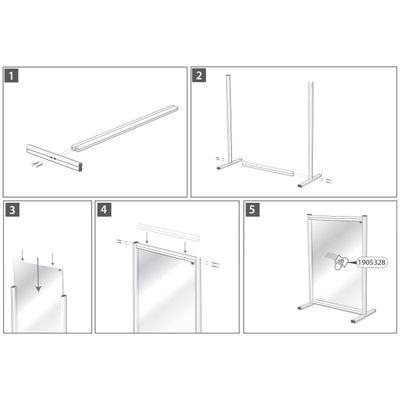 5028252617345-Nobo Premium Plus - Cloison de séparation - 60 x 100 cm - acrylique clair--2