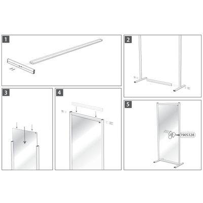 5028252617574-Nobo Premium Plus - Cloison de séparation - 80 x 180 cm - acrylique clair--2