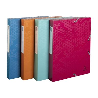3130630592105-Exacompta MAÏA - Boîte de classement plastique - dos 40 mm - disponible dans différentes-Angle gauche-3