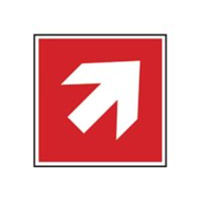 8711234376282-Pickup - Pictogramme - Flèche rouge directionnelle haut droite - 150 x 150 mm-P_79396340_1-0