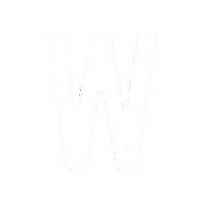 8711234242228-Pickup - Étiquette autocollante - 150 mm - Lettre W - blanc mat-P_79413069_2-1