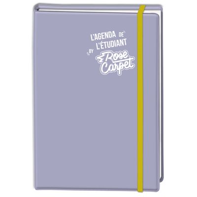 3664447055039-Agenda à élastique gommé Rose Carpet - 1 jour par page - 12,5 x 17,5 cm - 2 décors au c-P_79436054_2-1