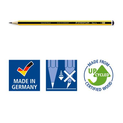 4007817105030-STAEDTLER Noris - Pack de 12 Crayons à papier - B - 2 mm--3