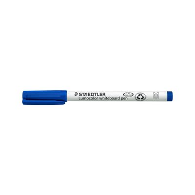 4007817301531-STAEDTLER LUMOCOLOR 301 - Marqueur feutre effaçable - pointe ogive - bleu--0